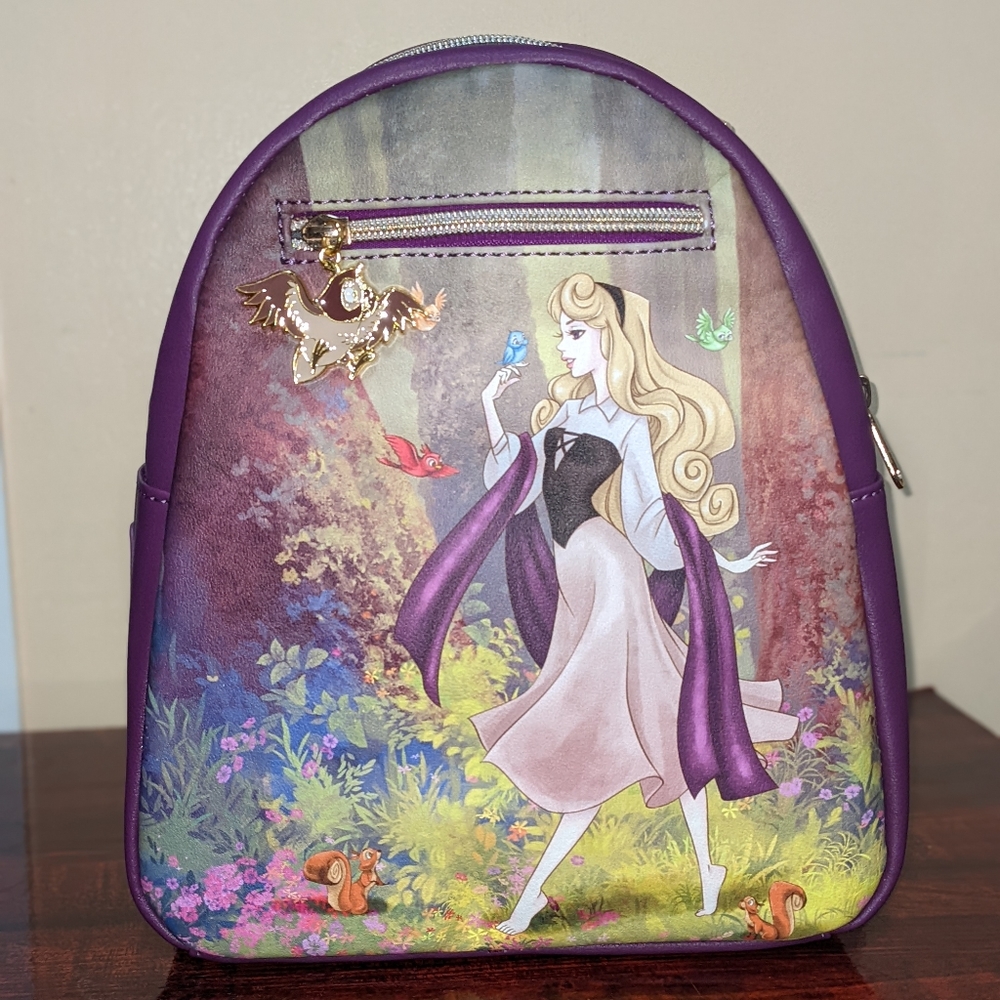 New Loungefly Disney Sleeping Beauty Aurora Backpack